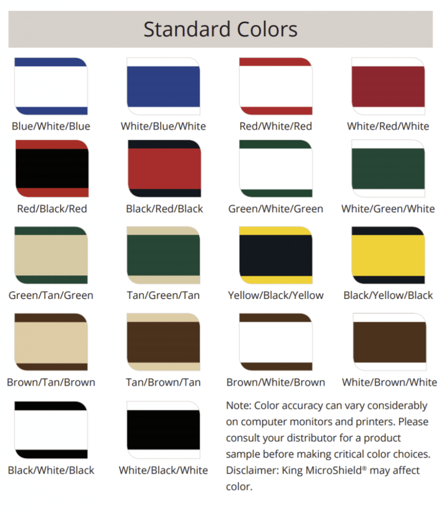 ColorCore Color Sheet - Wholesale Sign Fabrication - Elite Letters & Logos