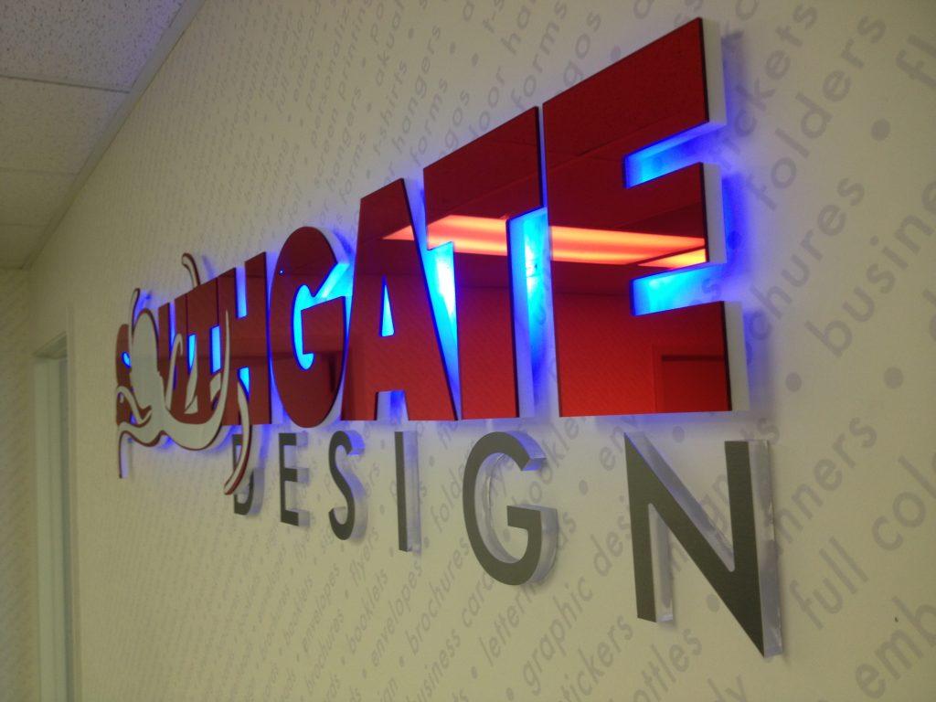 Metal and acrylic laminated letters - Acrylic Laminate on Foam - Wholesale Sign Manufacturer - Elite Letters & Logos